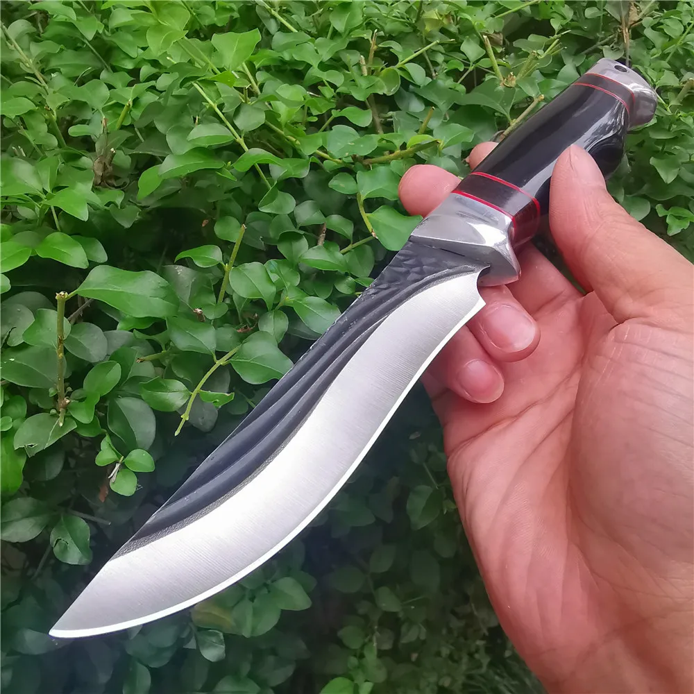 Military Full Tang Fixed Blade Tactical Knife Wilderness Knives Combat for Camping Hunting Survival Outdoor Activities Mens Gift |