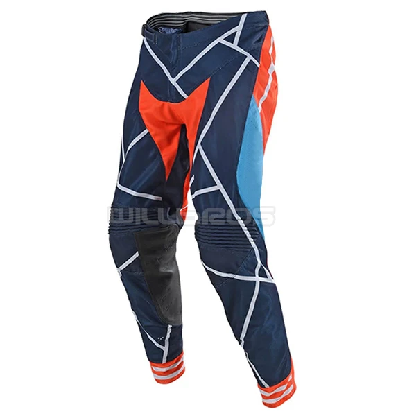 

SE Air Pants Motorbike Motocross MTB BMX Bike Offroad Riding Motorcycle Street Moto Red Trousers Mens