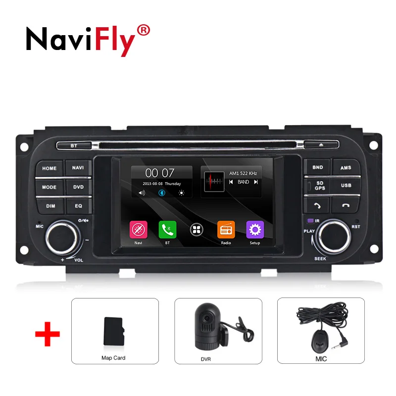 add dvr Сенсорный scrren 4,3 ''Автомобильный мультимедийный плеер для Chrysler/Dodge Jeep Grand Cherokee head Авто поддержка DVD плеер gps навигатор ipod - Цвет: add dvr