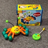 takara tomy electric car toy remote control music spider car model plastic children toy car cute movable animal car toys gift
