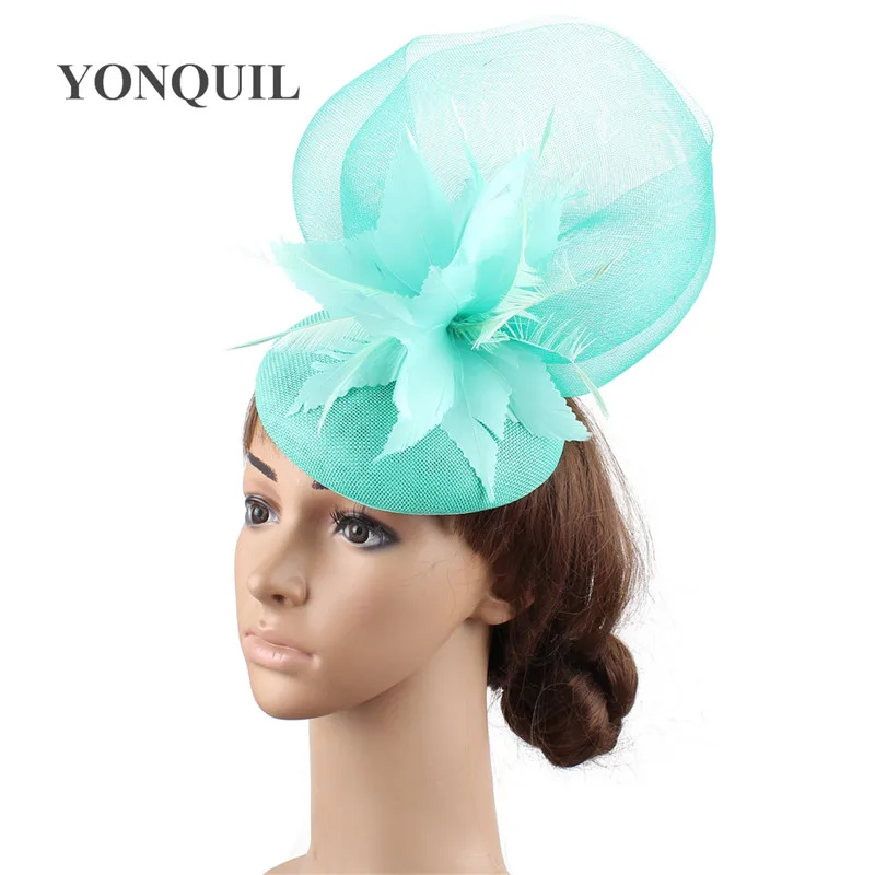 Красная модная Вуалетка для волос головной убор элегантное шоу гонки необычные