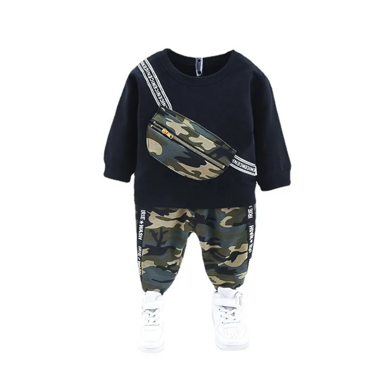 

New Spring Children Fashion Clothes Autumn Kids Infant Costume Baby Boys Girls T Shirt Pants 2Pcs/sets Toddler Cotton Tracksuits
