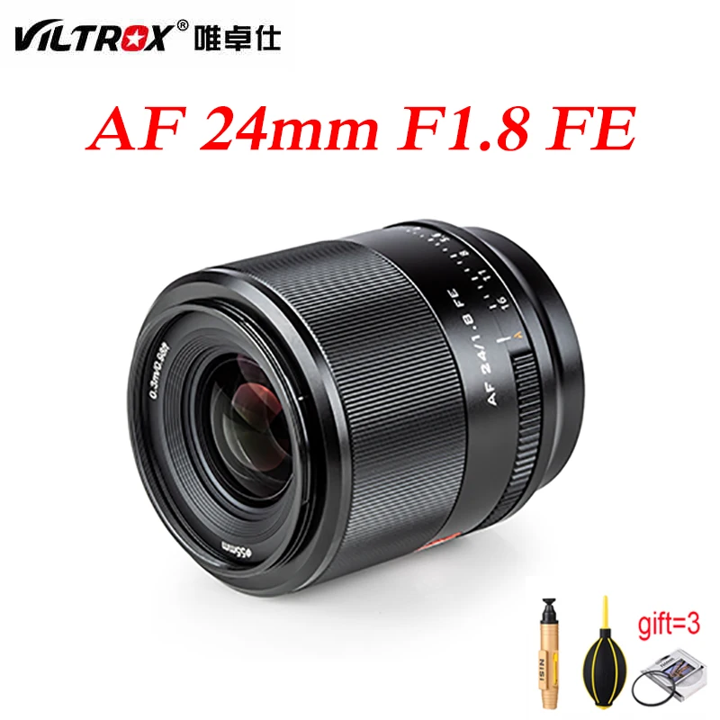 Объектив для камеры Viltrox 24 мм F1.8 FE Полнокадровый Автофокус портрет Прайм Айс