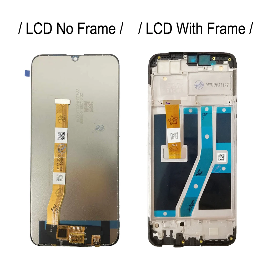 6," ЖК-дисплей с рамкой для OPPO Realme C2 RMX1941 RMX1945 A1k CPH1923 ЖК-дисплей полный экран сенсорный датчик дигитайзер сборка AAAAA