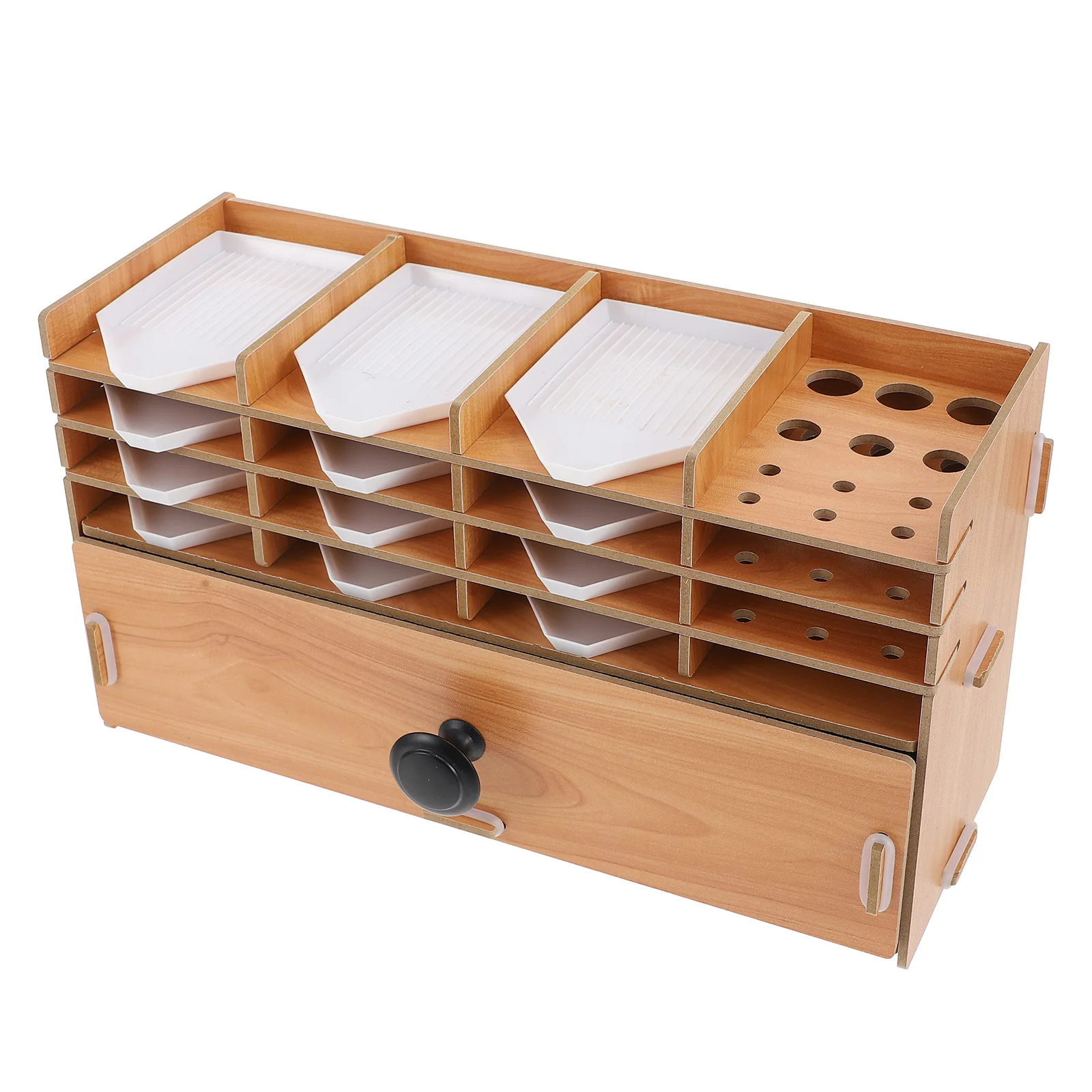 

1 Set Wood Storage Box Diamond Dotting Tool Storage Case Beads Storage Plates