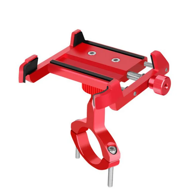 Red Vmonv алюминиевый держатель для велосипеда мотоцикла 360 вращение для iPhone 8 X Универсальный велосипед мобильный телефон gps Ручка крепления Стенд - Цвет: Red