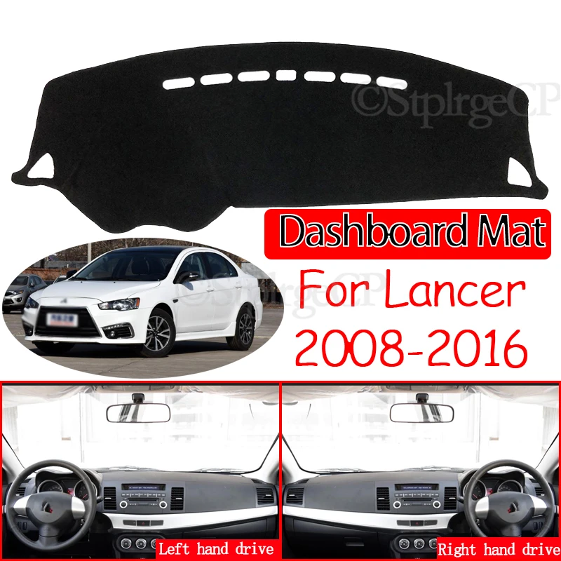 Противоскользящий коврик для Mitsubishi Lancer 2008 ~ 2016 Ralliart EVO X Galant Fortis EX накладка на