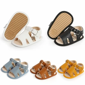 New Canvas PU Baby Non-Slip Sandals Child Summer Boys Fashion Sandals Sneakers Infant Shoes 0-18 Mon