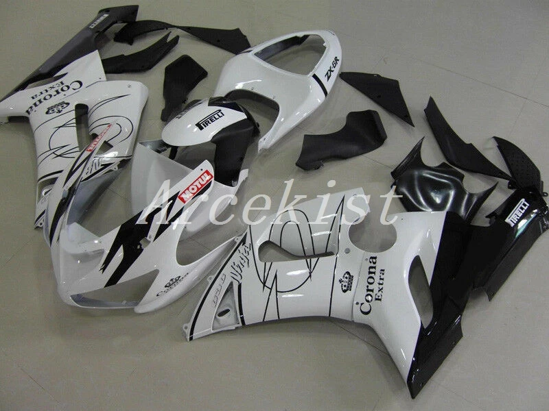 

New ABS Fairing kit Fit for Kawasaki ZX6R 2005 2006 motorcycle fairings ZX-6R 05 06 Ninja 636 bodywork set white corona