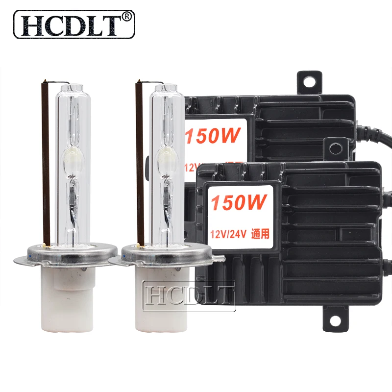 HCDLT 2020 новый супер яркий 150 вт HID головной светильник комплект 12 в 24 автомобильный