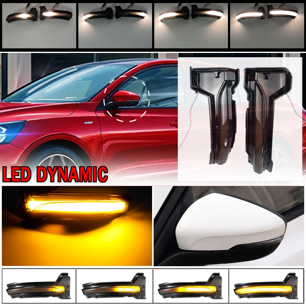 

Hot Sale LED Dynamic Car Blinker Side Mirror Marker Turn Signal Light Lamp Accessories For Ford Focus Mk4 Ab Bj 2019-2020