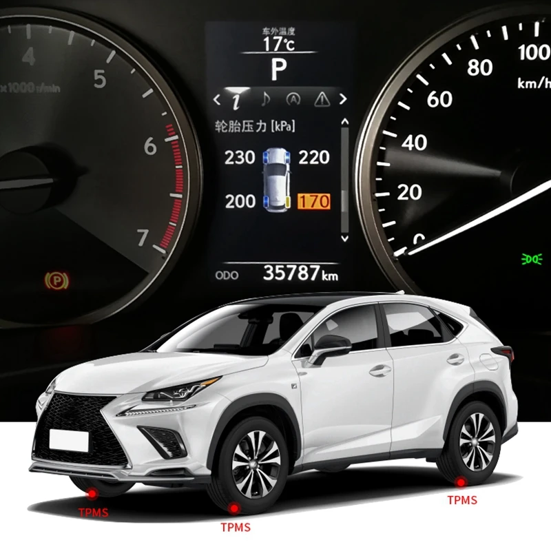 Система мониторинга давления в шинах NEW-Car TPMS автомобильный экран для Toyota Lexus NX NX200T