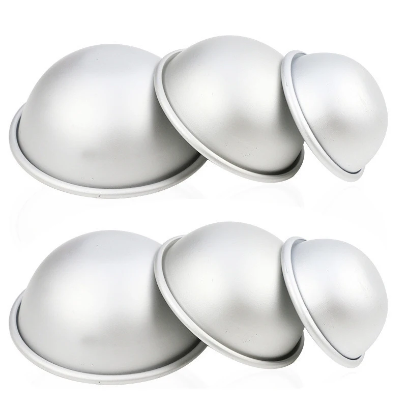 2 шт. круглые формы из алюминиевого сплава для бомбочек ванны инструмент сделай