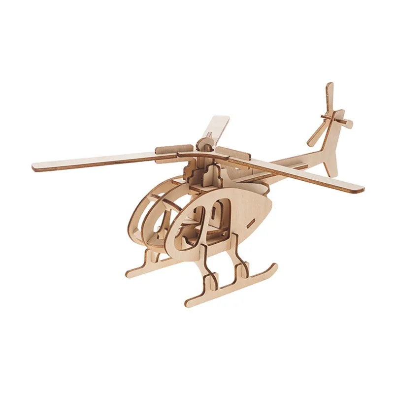 3D Деревянный трехмерный пазл детская интеллектуальная доска-Головоломка сделай