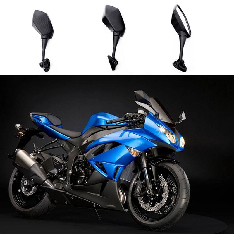 

Motorcycle Racing Sport Bike Bar End Mirror Rearview Mirror For Honda CBR F4 F4i/RC51/ RVT1000 DD250E/300/350 HYOSUNG GT Carbon