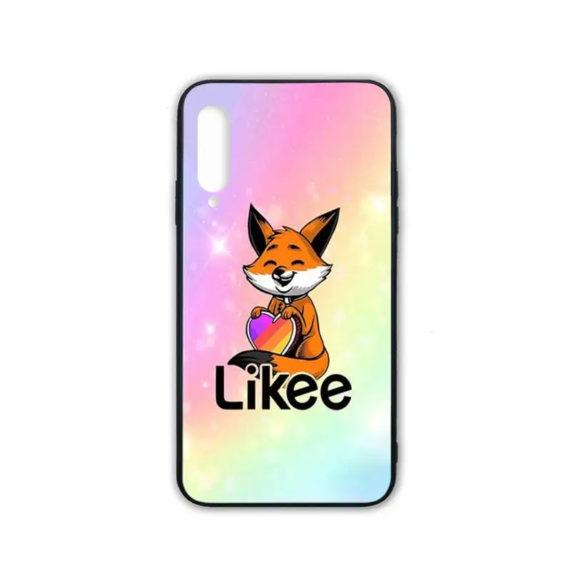 

YJY Likee Cat Rabbit Silicone black case coque for Samsung galaxy A6 A7 2017 2018 A9 A10 A20 A30S A40 A50 A70 A80 cover