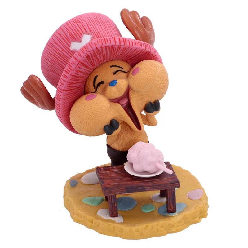 12 см Kawaii Tony Chopper игрушки для детей ПВХ аниме экшн-фигурки смешное толстое лицо