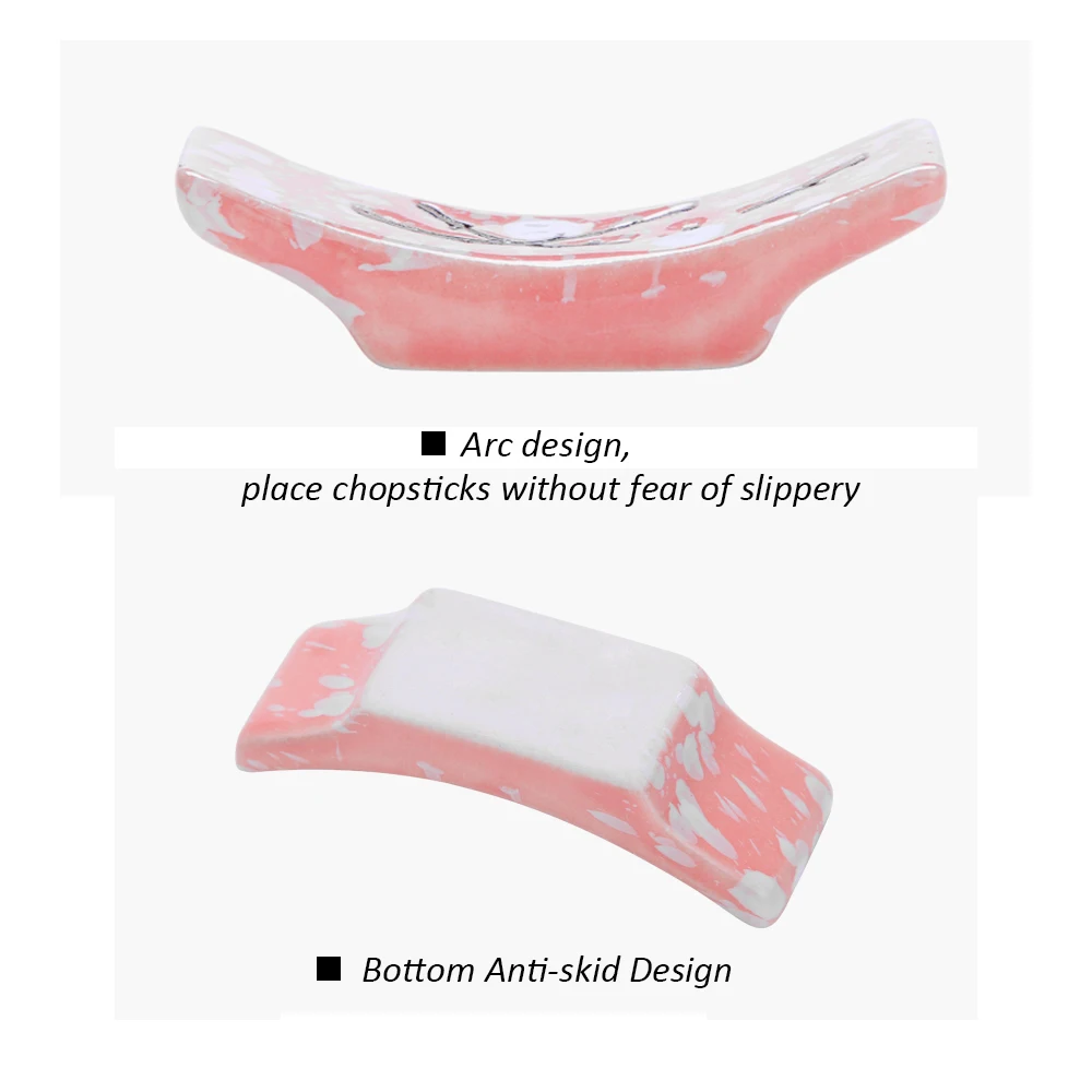 1 шт. японский стиль керамическая Снежинка дизайн держатель для палочек