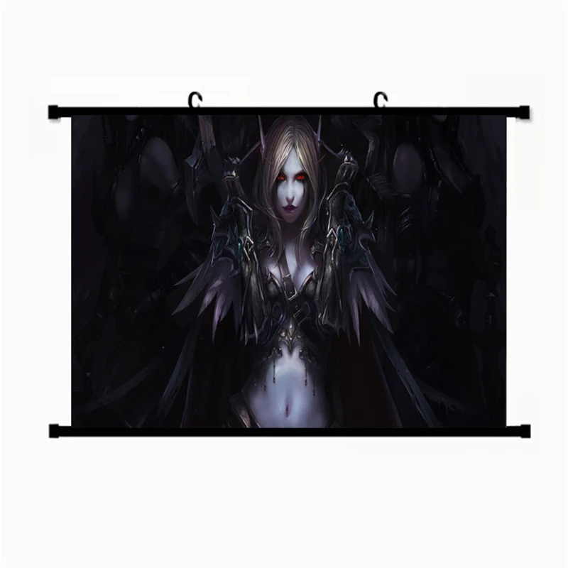 20x30 см игровой постер World of Warcraft прокрутка стены из фильма домашний декор подарок
