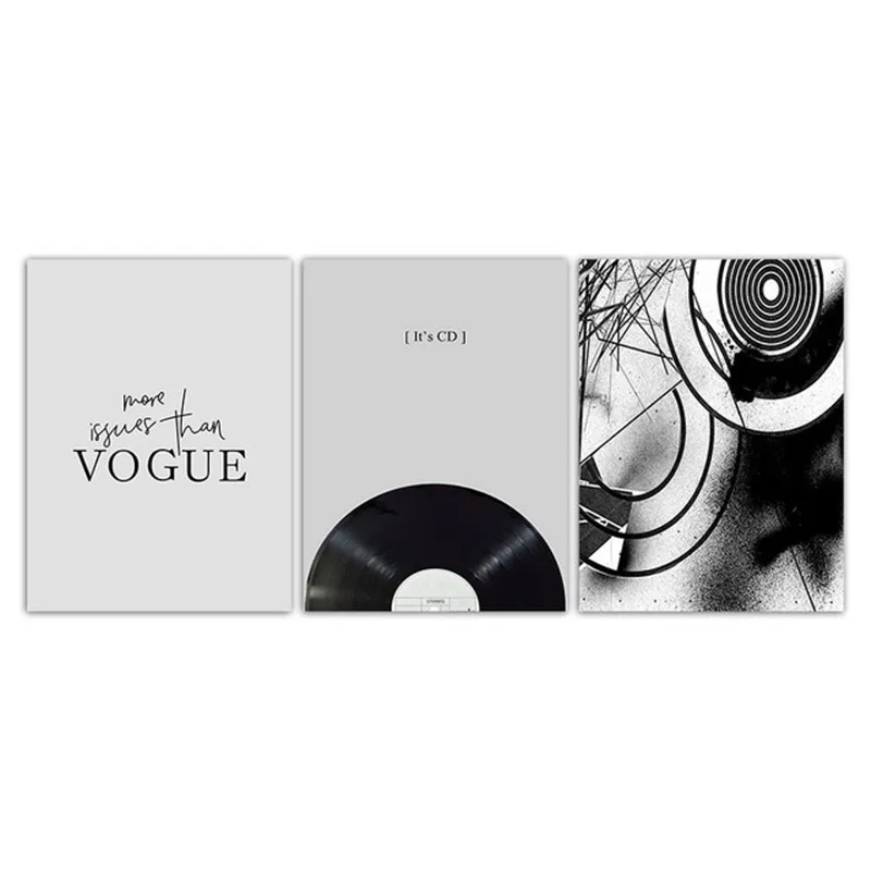 Настенное искусство Северный плакат Vogue Черная музыка CD картина для современного