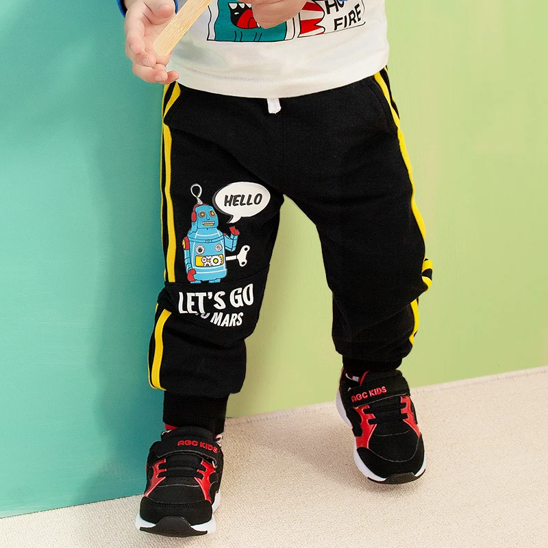 

Baby pants spring trousers new children's Korean pants children's fashion trousers infant cartoon sweatpants