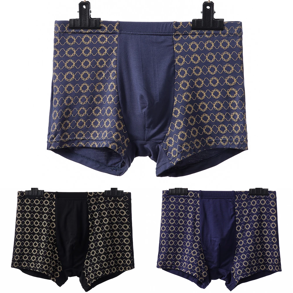 

Men Underwear Boxer Shorts Modal Breathable Loose Sexy Large Size Boxer