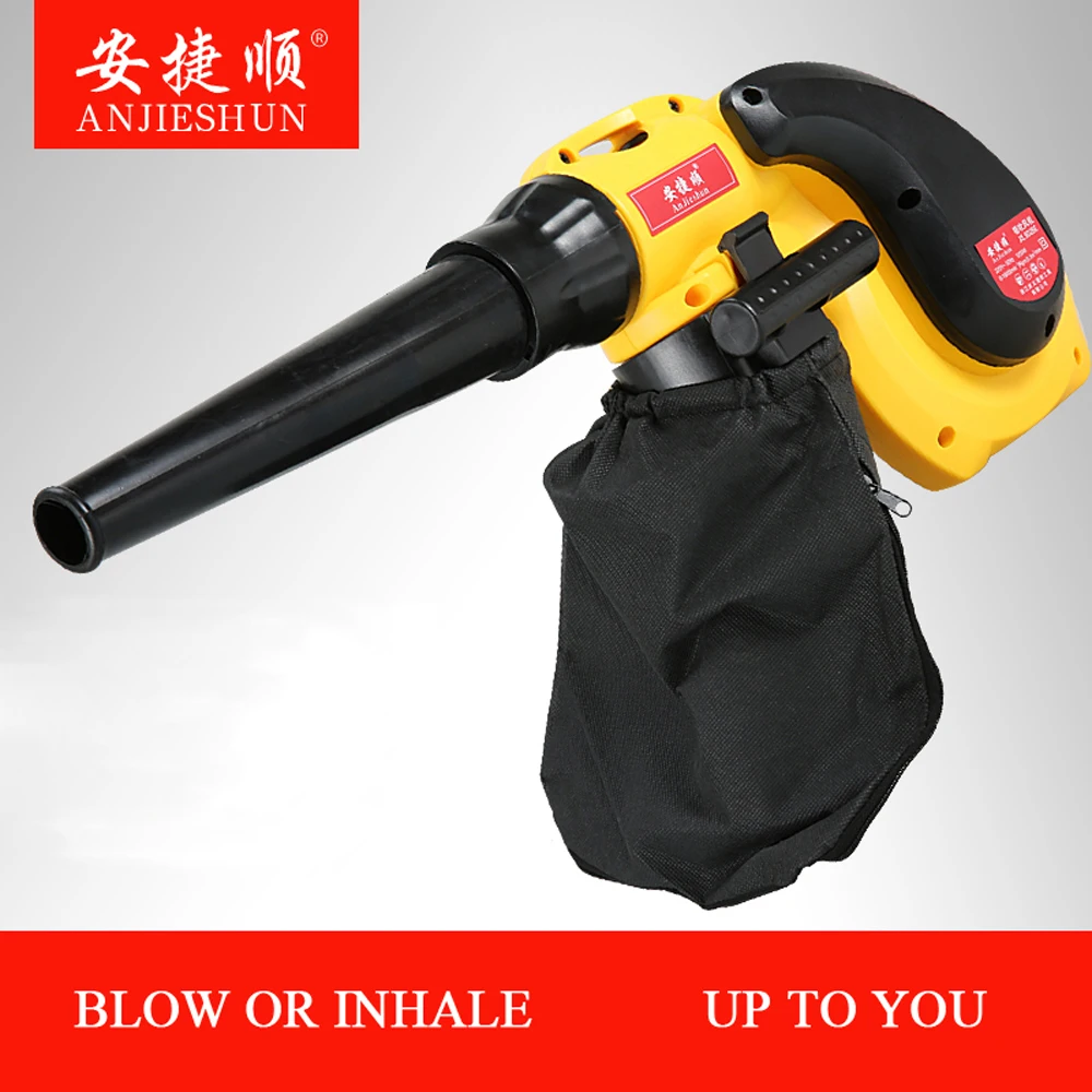 Anjieshun multi-function portable electric blower computer car dust collector outdoor cleaner with suction head and bag | Инструменты