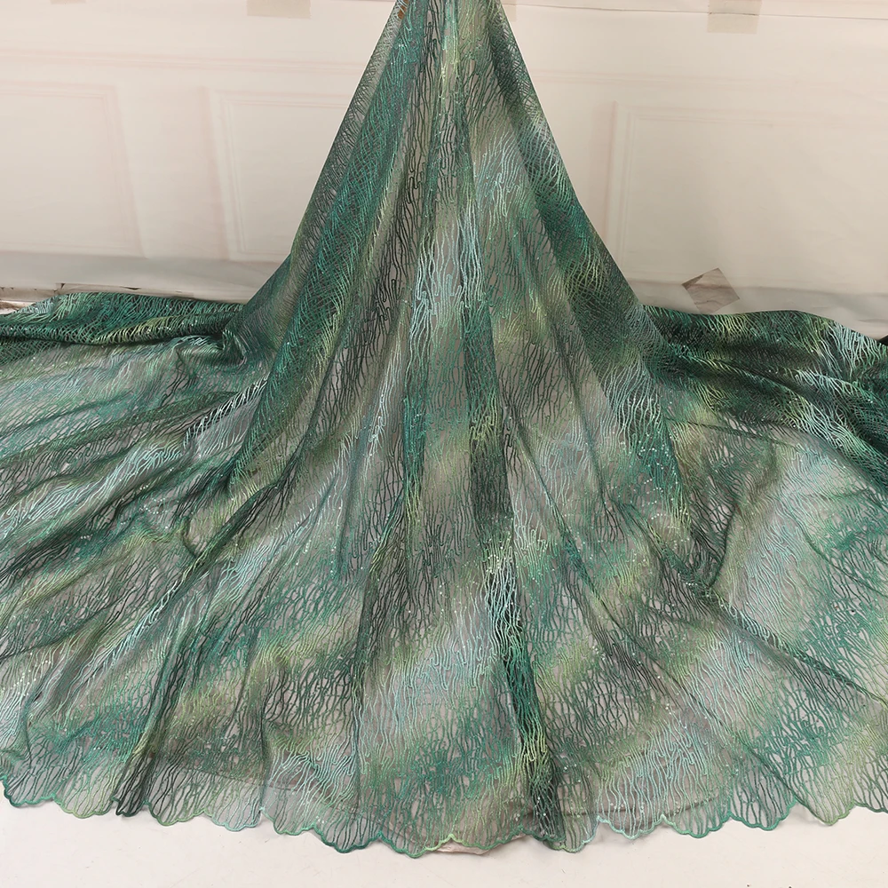 2020 Высококачественная французская бархатная кружевная ткань нигерийские