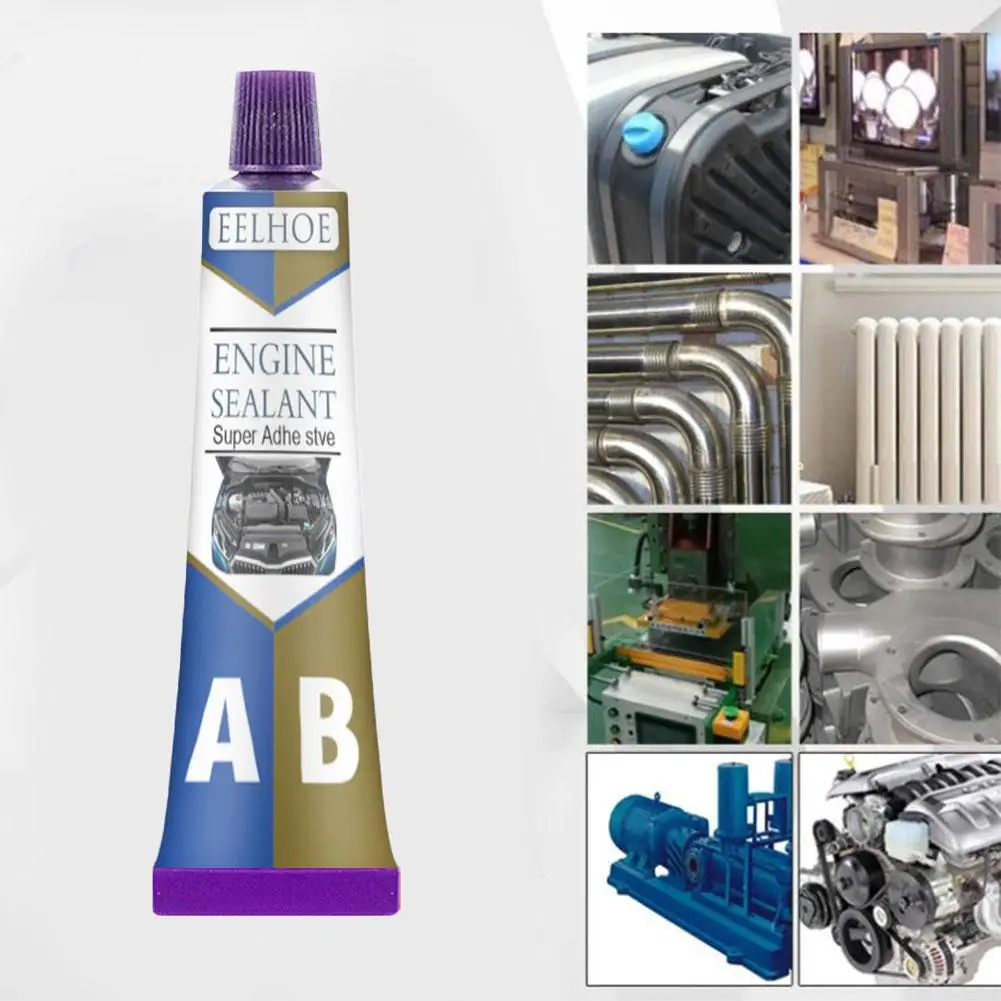 

90g Metal Repairing Adhesive Super Glue Iron Steel Auto Radiator Water Tank Special Leakage Plugging Welding Glue Tool