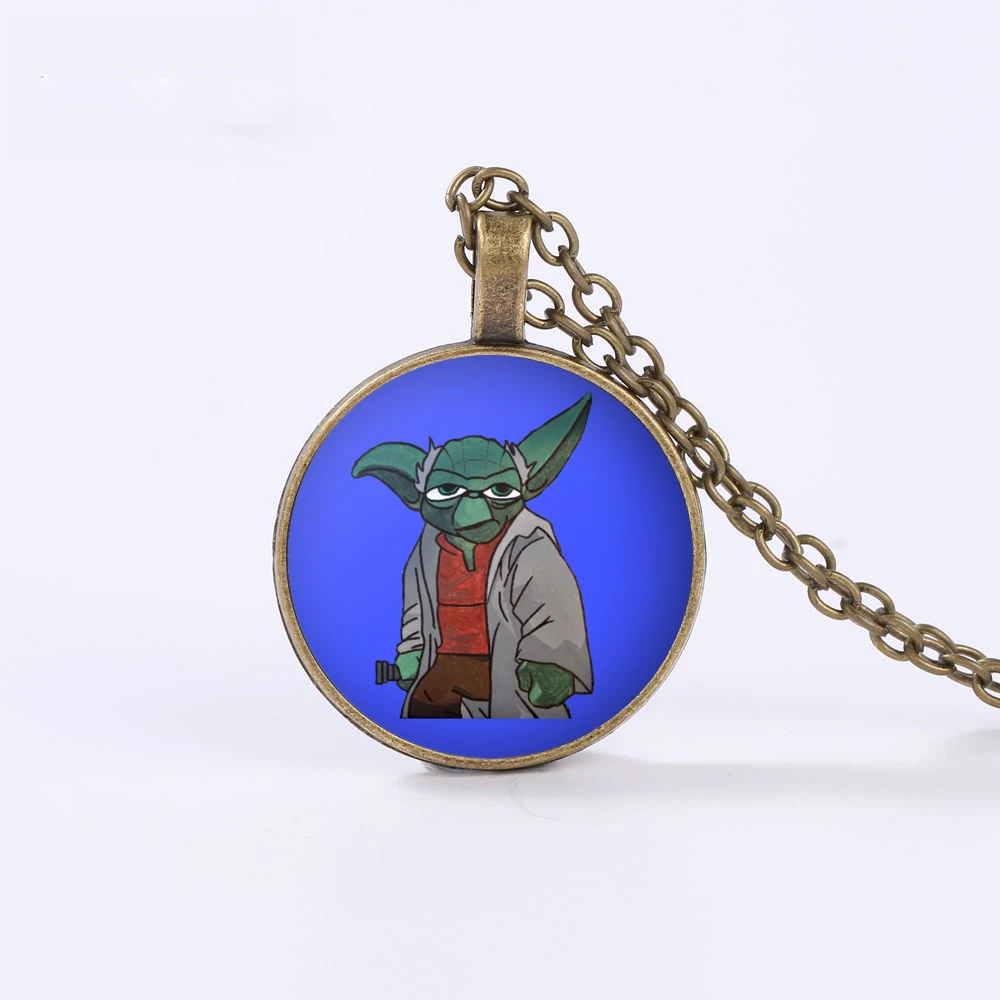 GDRGYB ожерелье Звездные войны джедай Мастер Йода Может Сила быть с вами подарок