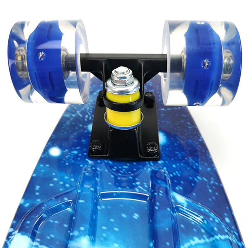 

Mini Cruiser Skateboard 22Inch Fish Board Children Scooter PP Longboard Skate Board