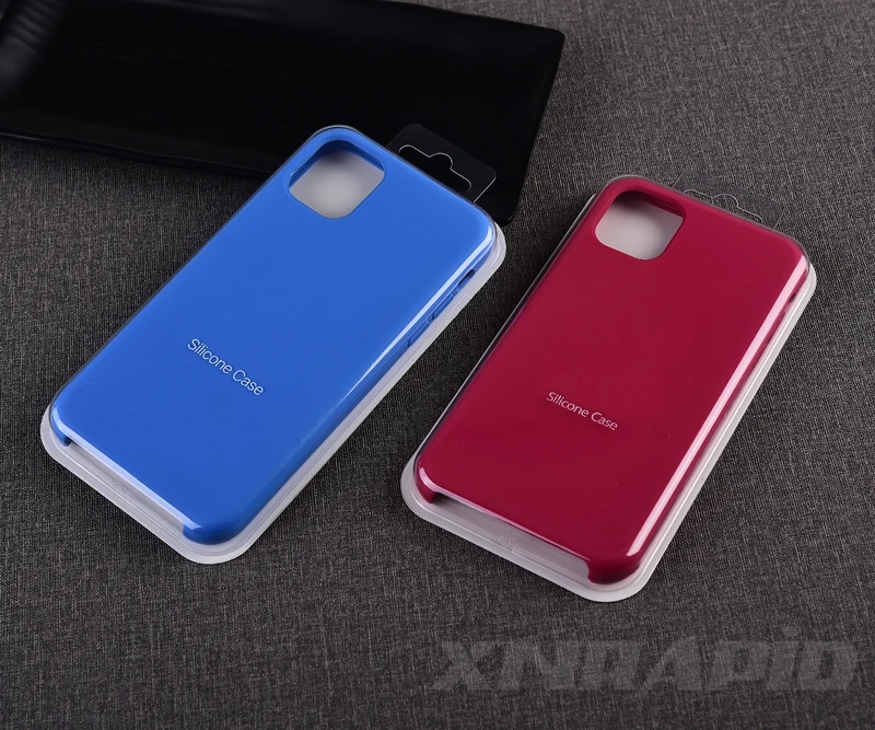 Официальный силиконовый чехол для телефона для Apple iPhone 11 Pro Max чехол для iPhone XR X XS Max 7 8 6 6s Plus с логотипом задняя крышка