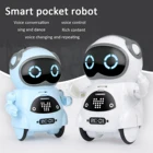 Карманный мини-робот с голосовым управлением, запись Поющая танцевальная Интерактивная детская игрушка, рассказывающая история, умный мини-робот-игрушка на дистанционном управлении