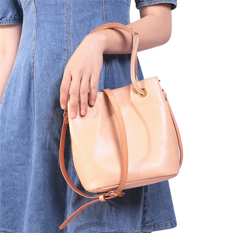 

Сумка-мешок из воловьей кожи ручной работы в стиле ретро