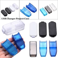 1pc abs plastic usb charger project case 432211mm 562613mm waterproof junction enclosure housing for adapter connector