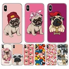 Чехол для Vodafone Smart X9 N9 Lite E9 C9 E9 E8 N8 V8 Prime 7 Ultra 7, мягкий силиконовый чехол для телефона с мультяшным принтом Мопсов и собак