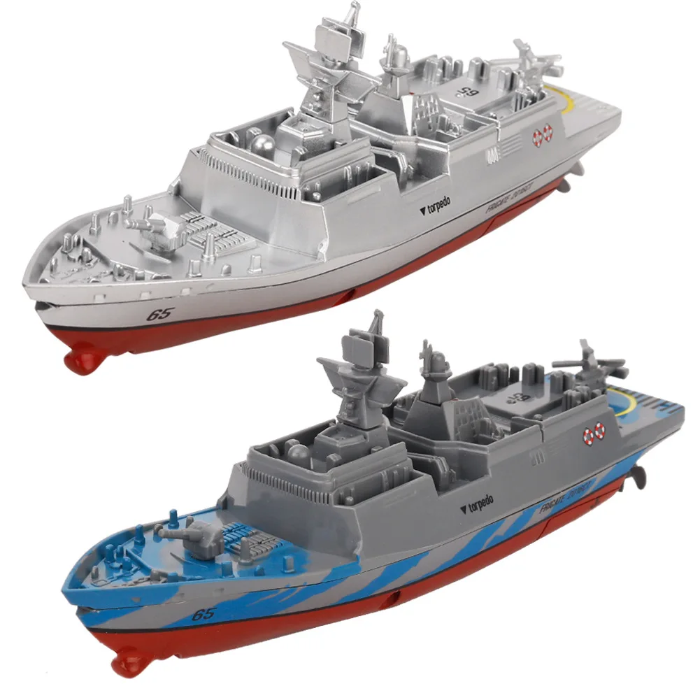 

Frigate Remote Control Ship Aircraft Carrier Military Fine Model Speedboat Children's Aquatic Toy Boat