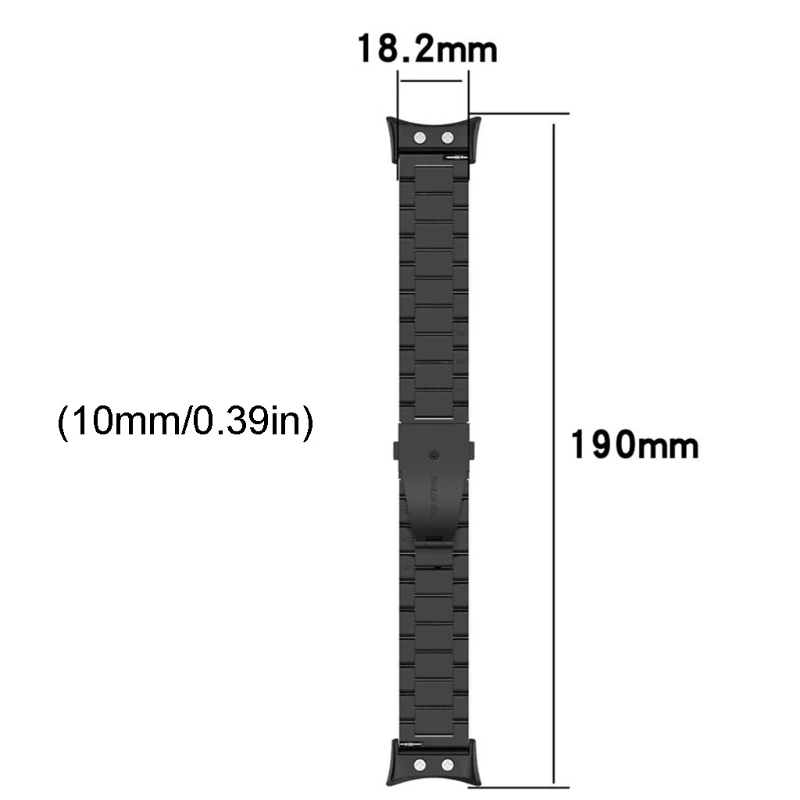 

Universal Replacement Stainless Steel Metal Strap Watch Band for Garmin Forerunner 45 45S Swim 2 Smartwatch Bracelet