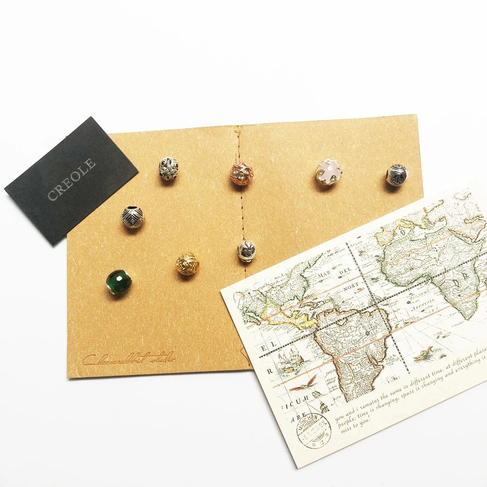 Украшение в африканском стиле Lotus Шарм бусина из серебра 2019 пробы с зеленым