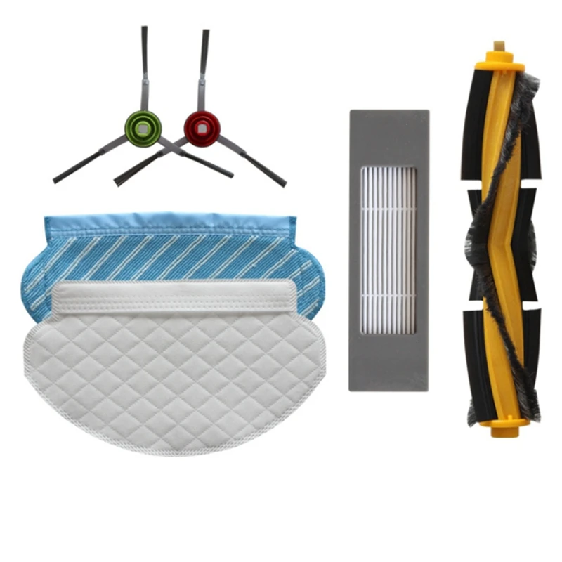 

Fit for Ecovacs Deebot OZMO 950 Roller Side Brush Filter Mop Cloth Kit Vacuum Cleaner Parts Sponges Cleaning Brush