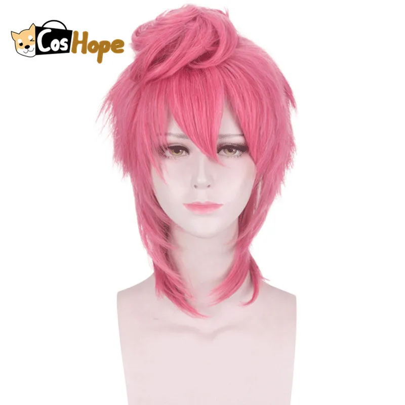 Trish Una парик для косплея JoJo Необычные Приключения Косплей термостойкие