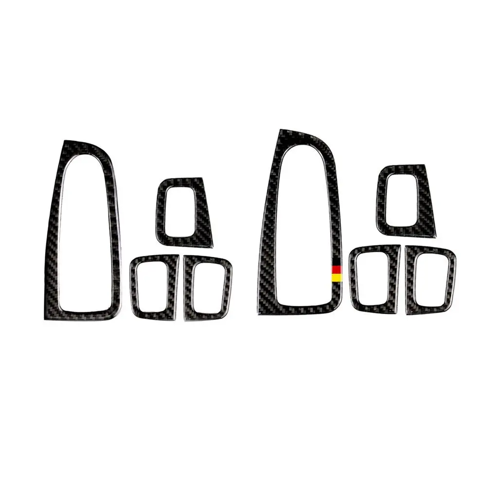 

Carbon Fiber Window Control Panel Cover Trim Set Replacement For Mercedes C Class W205 C180 C200 GLC