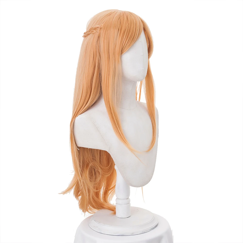 Женский длинный парик Yuuki Asuna косплей костюм из синтетических волос с