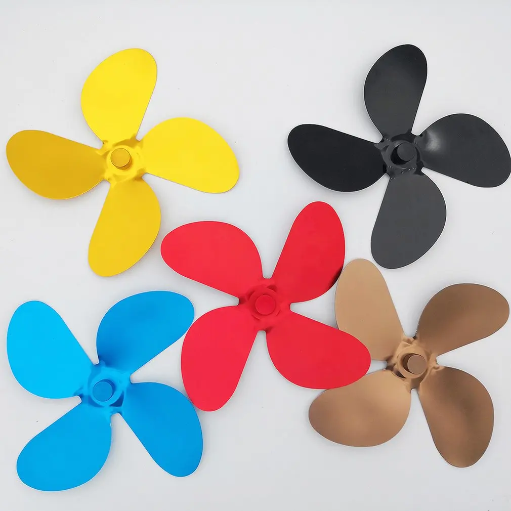 

4Blades Fireplace Fan Eco Friendly Heat Powered Stove Fan for Wood Log Burner Fireplace Quiet Fan Efficient Heat Distribution