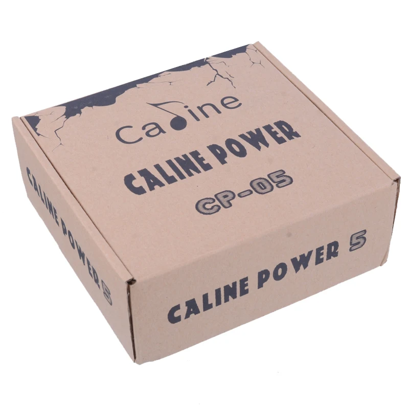 Caline CP-05 Effect pedals power supply with blue LED light 8 way DC 9V & 1 12V 18V With Gold Connector | Музыкальные
