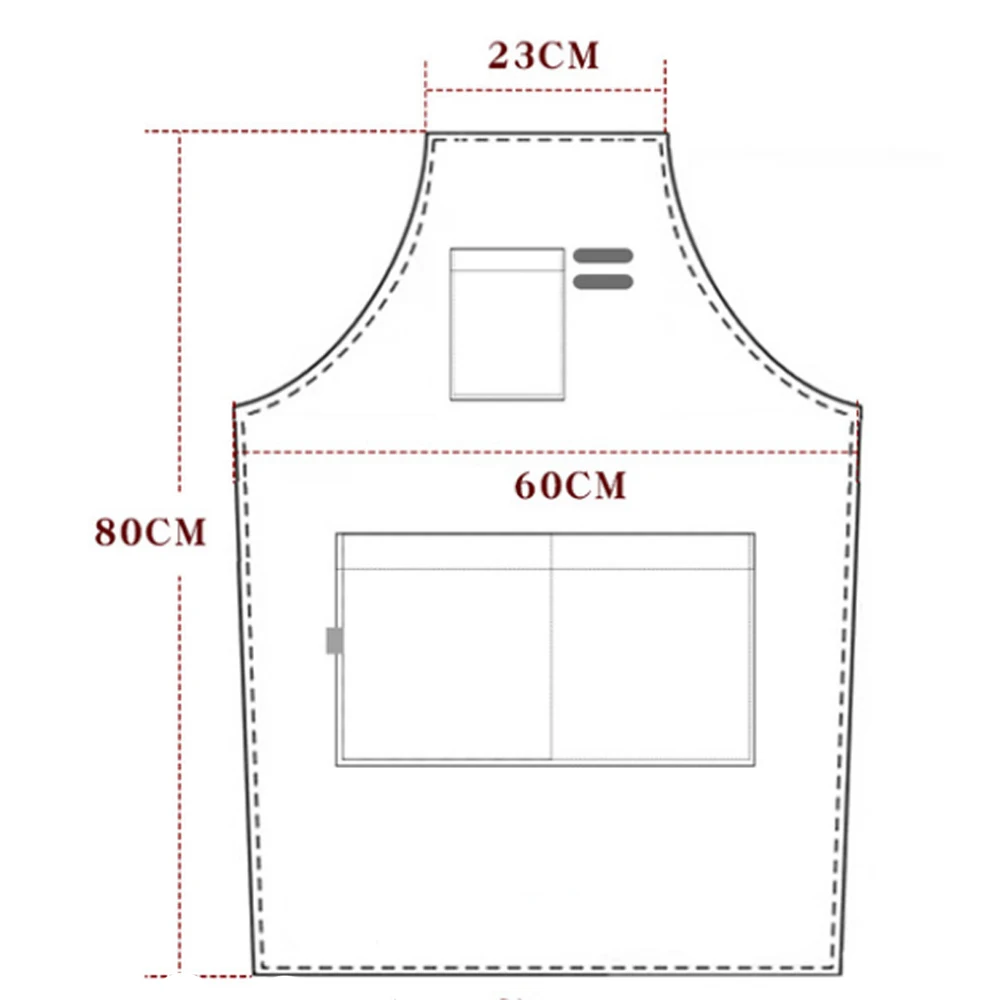 Фартук высокого качества для тату-мастера бариста маникюра сада пекарни