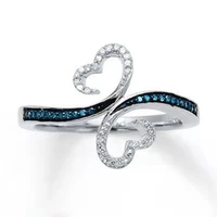 2021 new trend romantic women ring cloud shape whiteblue stones birthday wedding party anniversary present fashion jewelry