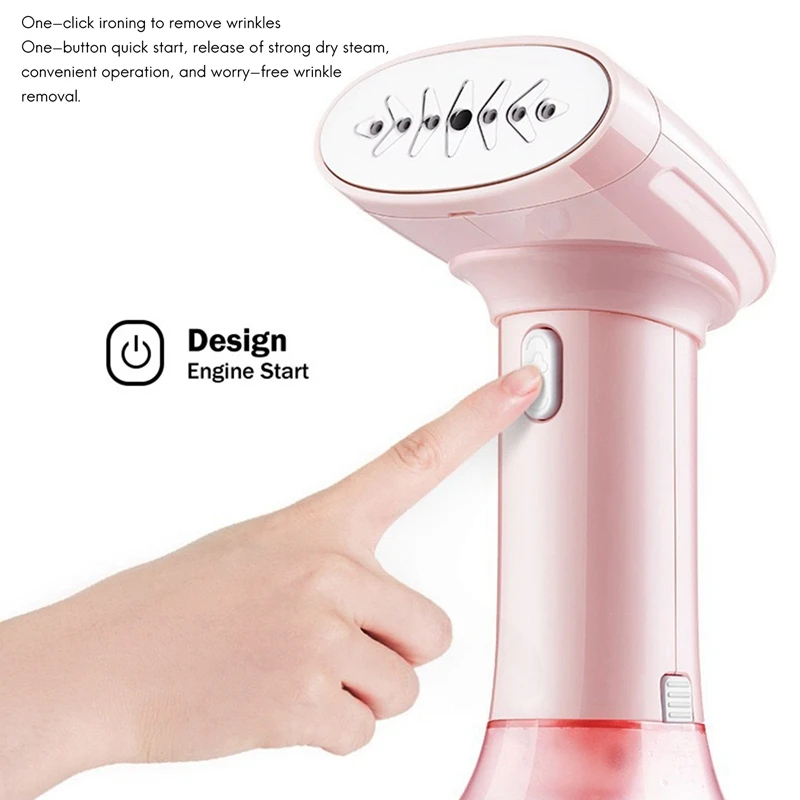 

Portable Handheld Garment & Fabric Steamer, Steam Nozzle, 2-In-1Fabric Wrinkle Remover and Clothes Iron EU Plug