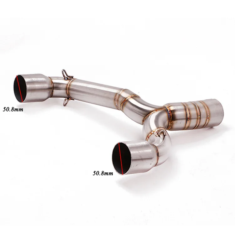 

Motocross Exhaust Muffler Middle Link Pipe Carbon Fiber Exhaust Pipe For GSR400 GSR600 BK400 BK600 with Exhaust DB Killer