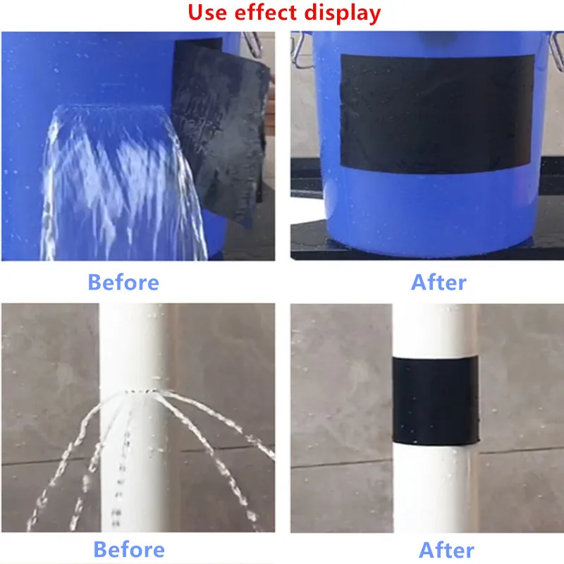 

Super Strong Fiber Waterproof Tape Stop Leaks Seal Repair Tape Self Fix Magic Tape Adhesive Insulating Duct Tape